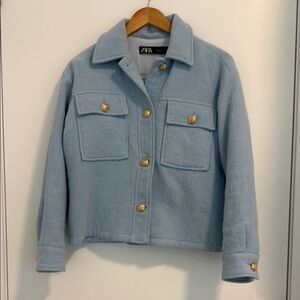 Zara Light Blue Women's Jacket